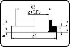 Prirubni adapter DIN, brizganje, mufno zavarivanje, PE 100-RC crna – kod 052