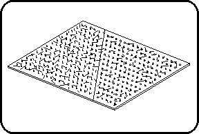 Folija MSB+/HG, microspike+/HighGrip - 7m, kalandrisano, Zavarivanje vrućim klinom, HDPE crna – kod 548
