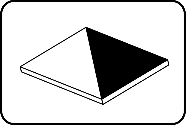 Folija sa signalnim slojem, površina glatka/glatka - 5m, nije UV otporna, koekstrudirano/kalandrisano, Zavarivanje vrućim klinom, HDPE crna/bela – kod 609