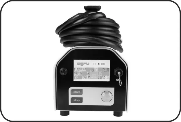 AGRU EF 1600, Uređaj za elektrofuziono zavarivanje, SCP sistem, GPS, beleženje podataka preko USB i BT, Barkod oprema, PE 100-RC, PP – kod EF1600.00