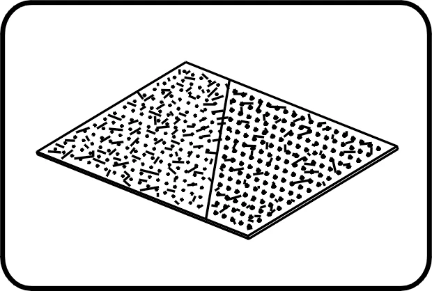 Folija MSB/MST, microspike/microspike - 5,15m, kalandrisano, Zavarivanje vrućim klinom, PE-HTR crna – kod 529
