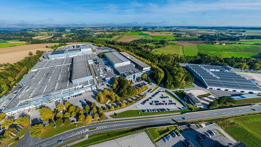 Vazdušni pogled na AGRU proizvodni pogon
