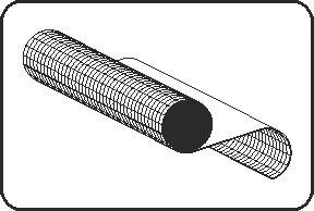 Ploča SK+ tkanina - u rolni, sintetička tkanina 10000x1500mm, ekstrudirana, zaštitna folija na obe strane, PVDF prirodna – kod 671