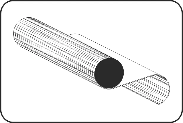 Ploča SK+ tkanina - u rolni, sintetička tkanina 10000x1500mm, ekstrudirana, zaštitna folija na obe strane, PVDF prirodna – kod 671