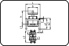 Membranski ventil, ručno upravljanje, EPDM/PTFE membrana, prirubnički priključak, PP Pure siva – kod 342.17