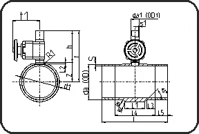T-membranski ventil, ručno upravljanje, EPDM/PTFE membrana, mašinska obrada, čeono + IR zavarivanje, PVDF UHP prirodna – kod 240