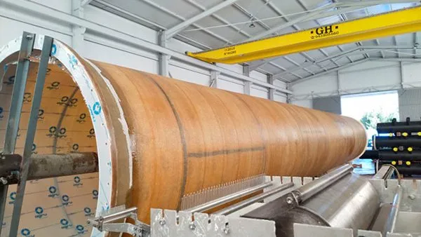 Halar ECTFE dual-laminate dimnjak za postrojenje sumporne kiseline