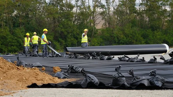 AGRU geomembrane u akciji na projektu deponije Unseburg