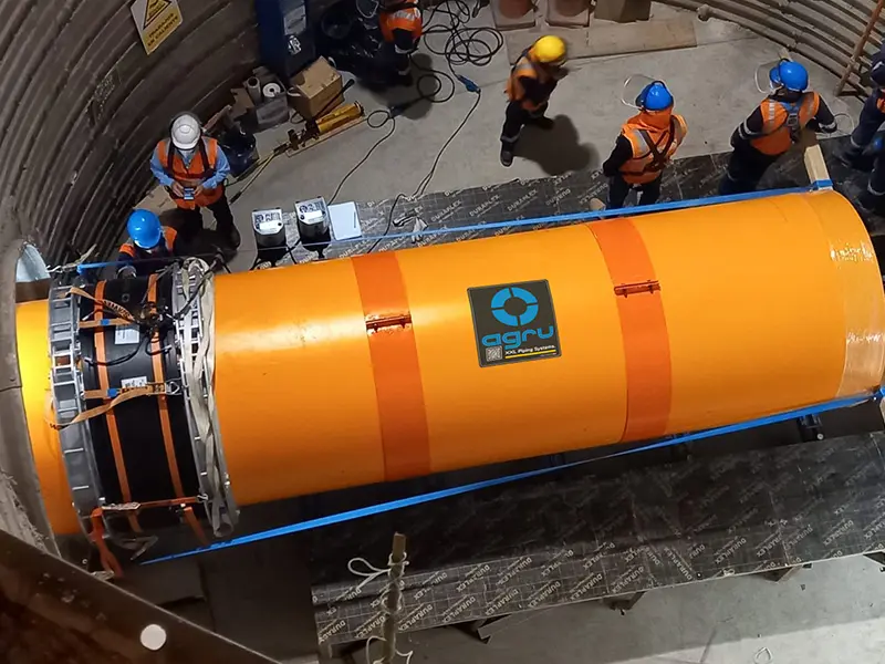 AGRU XXL elektrofuziona spojnica – Referentni primer