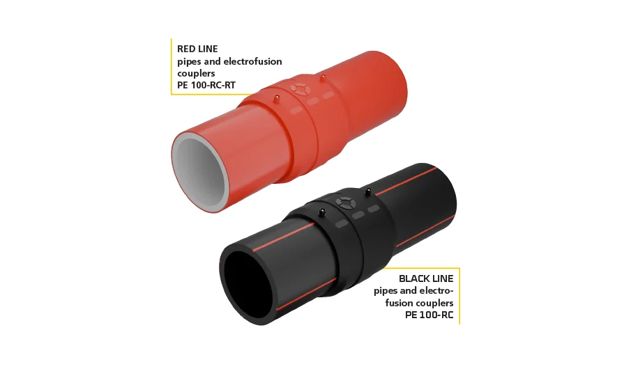 Poređenje RED LINE i BLACK LINE varijanti cevi za zaštitu kablova